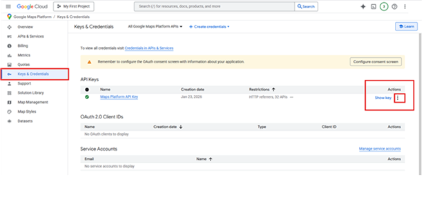 Dodatne varnostne nastavitve-Edit-API-Key